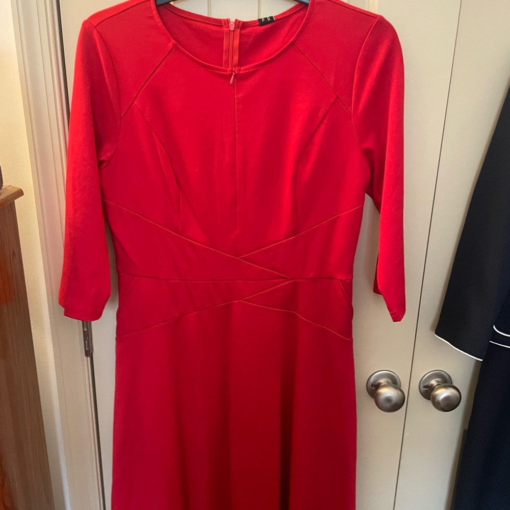 VFShow Size XL Red Midi dress